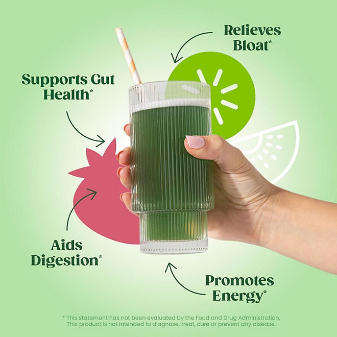 Bloom Nutrition Greens & Superfoods Powder, Strawberry Kiwi, 0.5 lbs. - Image 5