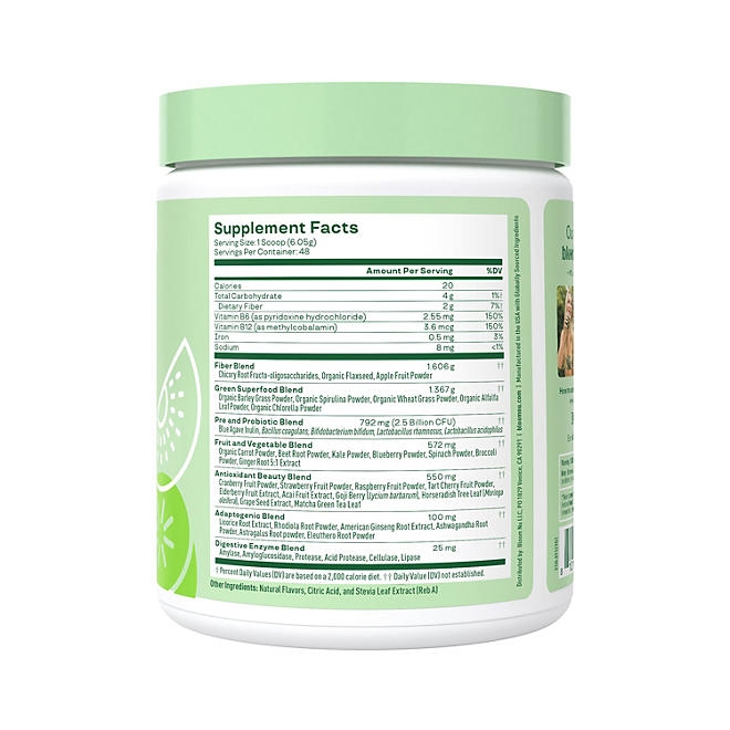 Bloom Nutrition Greens & Superfoods Powder, Strawberry Kiwi, 0.5 lbs. - Image 6