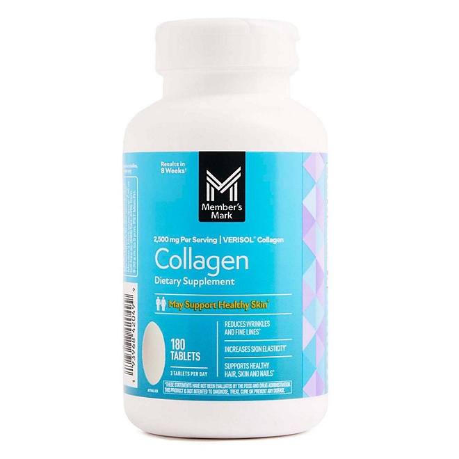 Member's Mark VERISOL Collagen Tablets, 2500 mg, 180 ct. - Image 2