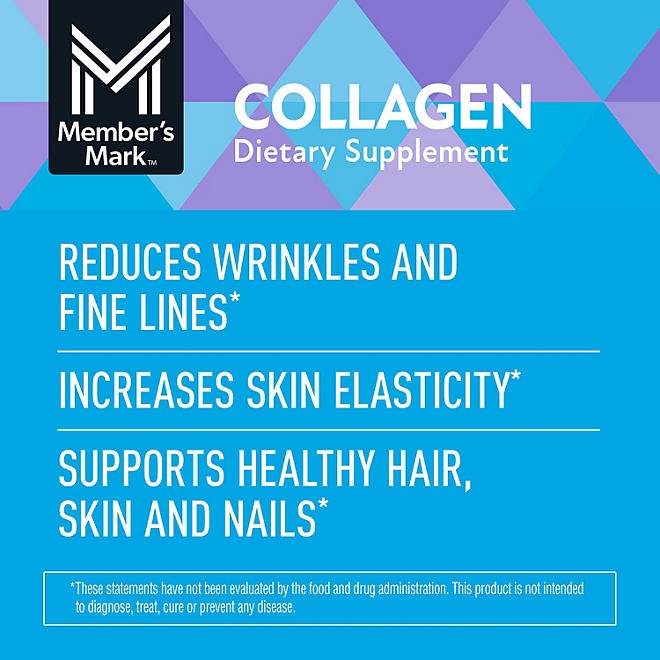 Member's Mark VERISOL Collagen Tablets, 2500 mg, 180 ct. - Image 5