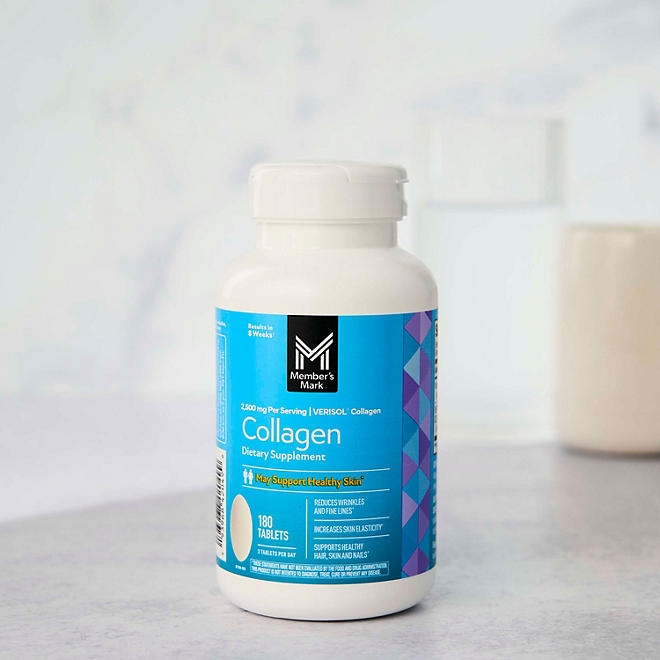 Member's Mark VERISOL Collagen Tablets, 2500 mg, 180 ct. - Image 7