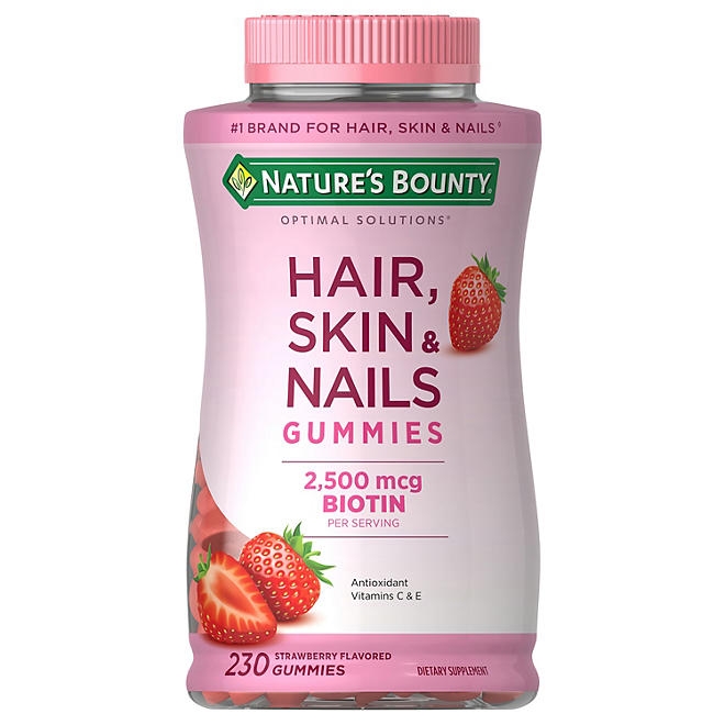 Nature's Bounty Hair, Skin, and Nails Vitamin Gummies With Biotin 230 ct. - Image 2