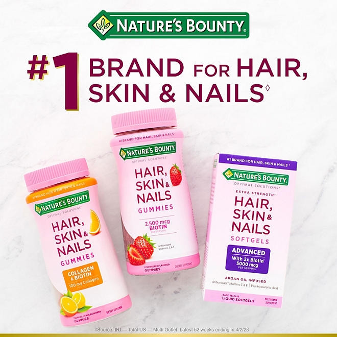 Nature's Bounty Hair, Skin, and Nails Vitamin Gummies With Biotin 230 ct. - Image 9