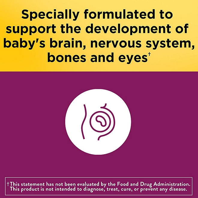 Nature Made Prenatal Folic Acid + DHA + Choline Gummies, 120 ct. - Image 4