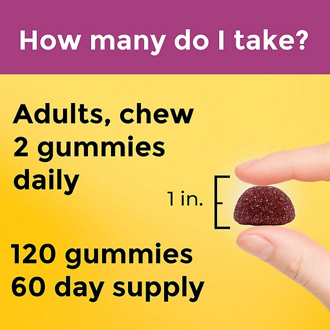 Nature Made Prenatal Folic Acid + DHA + Choline Gummies, 120 ct. - Image 5