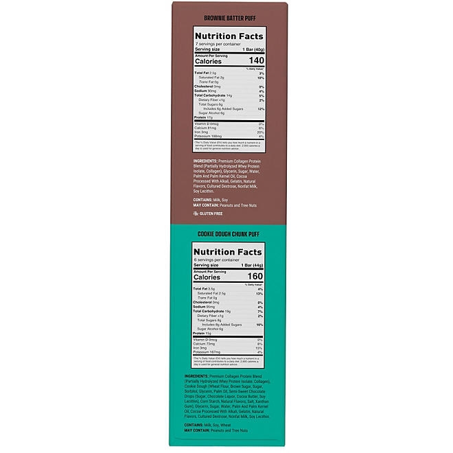 Built Bar Puff & Chunk Protein Bars, Variety Pack, 13 ct. - Image 8