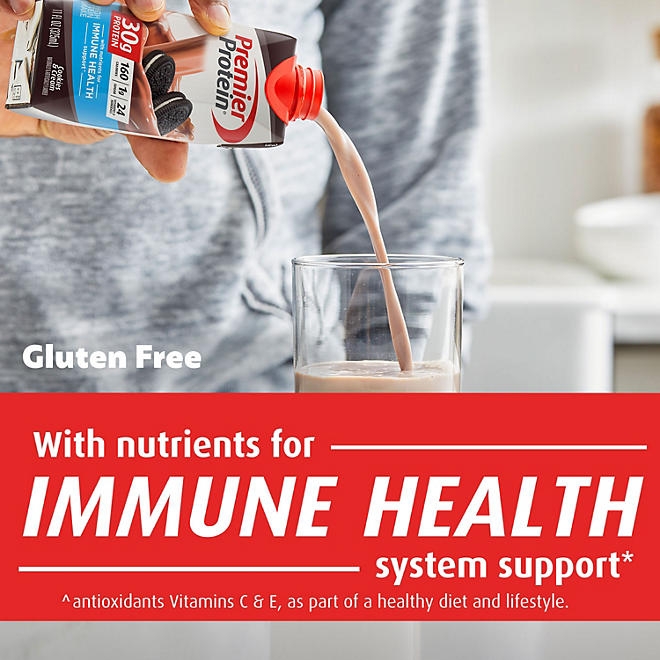 Premier Protein 30g High Protein Shake, Cookies and Cream, 11 fl. oz., 15 pk. - Image 3