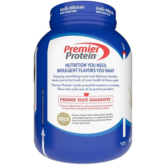 Premier Protein 30g High Protein Powder, Vanilla Milkshake, 3 lbs. - Image 6
