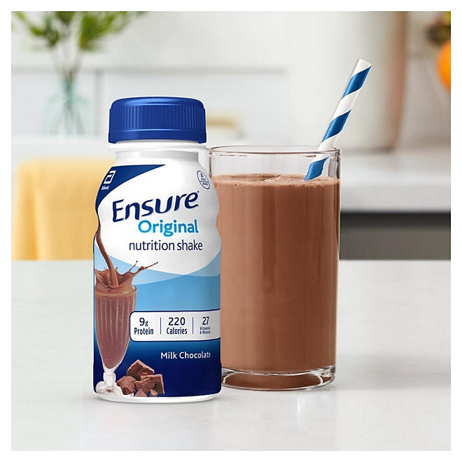 Ensure Original Nutrition Shake, Milk Chocolate, 8 fl. oz., 24 pk. - Image 9