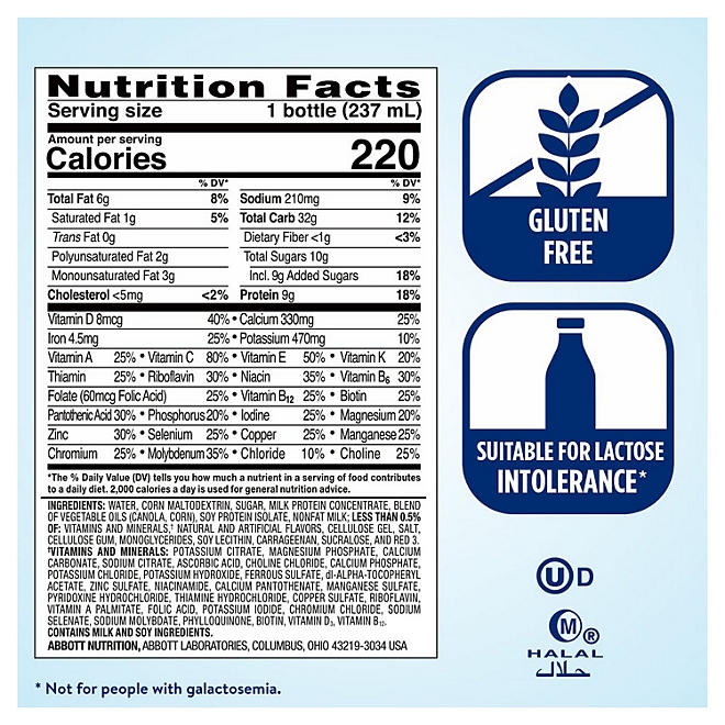 Ensure Original Nutrition Shake, Strawberry 8 fl. oz., 24 ct. - Image 6