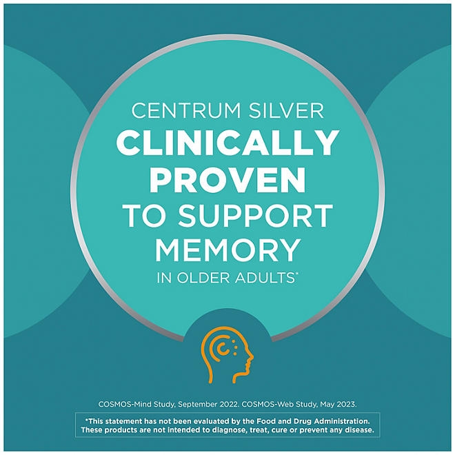Centrum Silver Multivitamins for Men Over 50, Multimineral Supplement Tablets, 275 ct. - Image 5