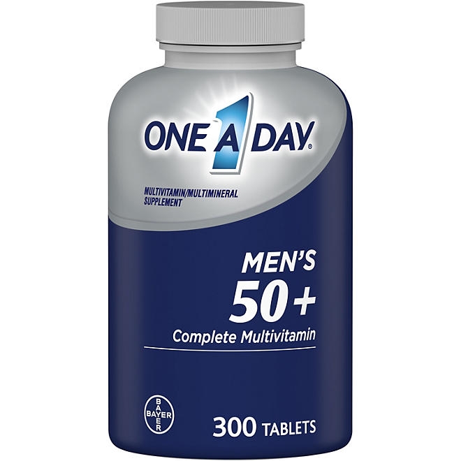 One A Day Men's 50+ Healthy Advantage Multivitamin Tablets, 300 ct. - Image 2