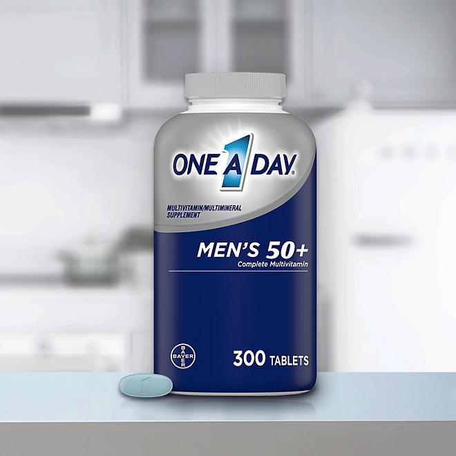 One A Day Men's 50+ Healthy Advantage Multivitamin Tablets, 300 ct. - Image 8