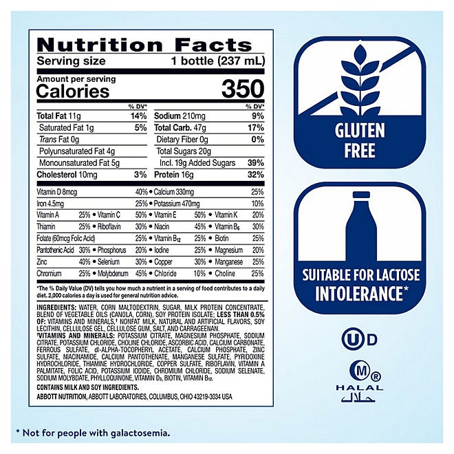 Ensure Plus Nutrition Shake, Small Meal Replacement Shake, Vanilla 8 fl. oz., 24 ct. - Image 7