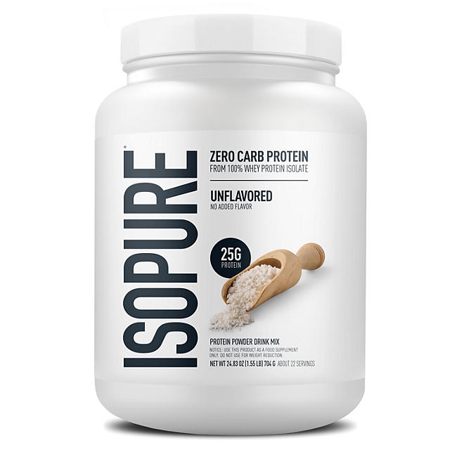 ISOPURE Whey Protein Isolate, Unflavored, 1.55 lbs. - Image 2