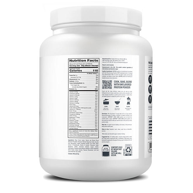 ISOPURE Whey Protein Isolate, Unflavored, 1.55 lbs. - Image 3