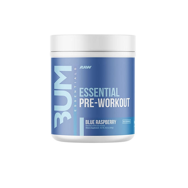RAW Nutrition CBUM Essential Pre Workout Powder, Blue Raspberry, 1.78 lbs. - Image 2