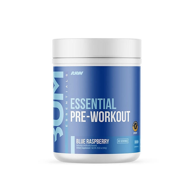 RAW Nutrition CBUM Essential Pre Workout Powder, Blue Raspberry, 1.78 lbs. - Image 9