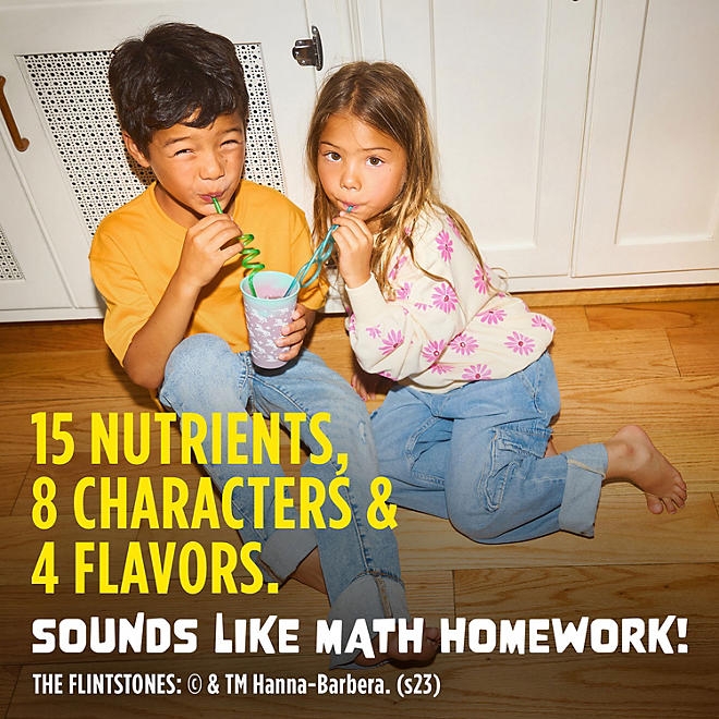Flintstones Chewable Kids Multivitamin + Extra Iron, Chewable Tablets, 210 ct. - Image 3