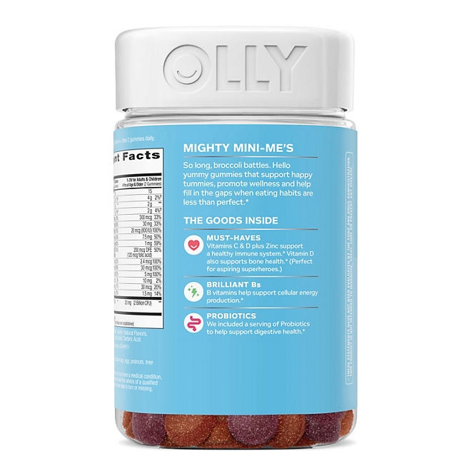 OLLY Kids Multivitamin + Probiotic Gummy, Berry, 160 ct. - Image 5