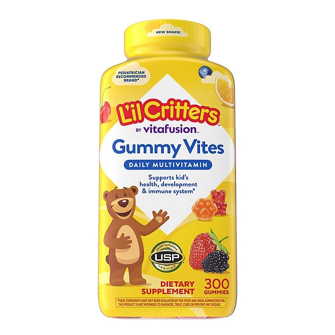 L'il Critters Gummy Vites Complete Multivitamin, 300 ct. - Image 2