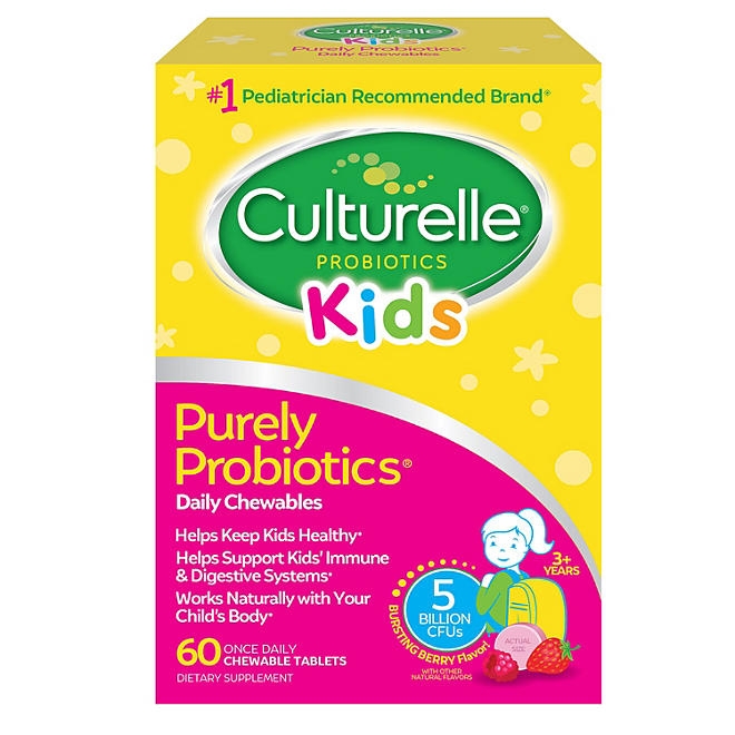 Culturelle Kids Purely Probiotics Chewable Tablets, 60 ct. - Image 2