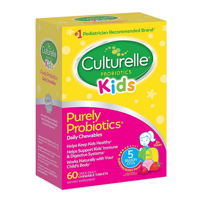 Culturelle Kids Purely Probiotics Chewable Tablets, 60 ct. - Image 3