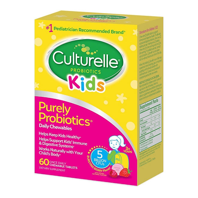 Culturelle Kids Purely Probiotics Chewable Tablets, 60 ct. - Image 4