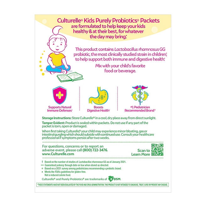 Culturelle Kids Purely Probiotics Packets 60 ct. - Image 5
