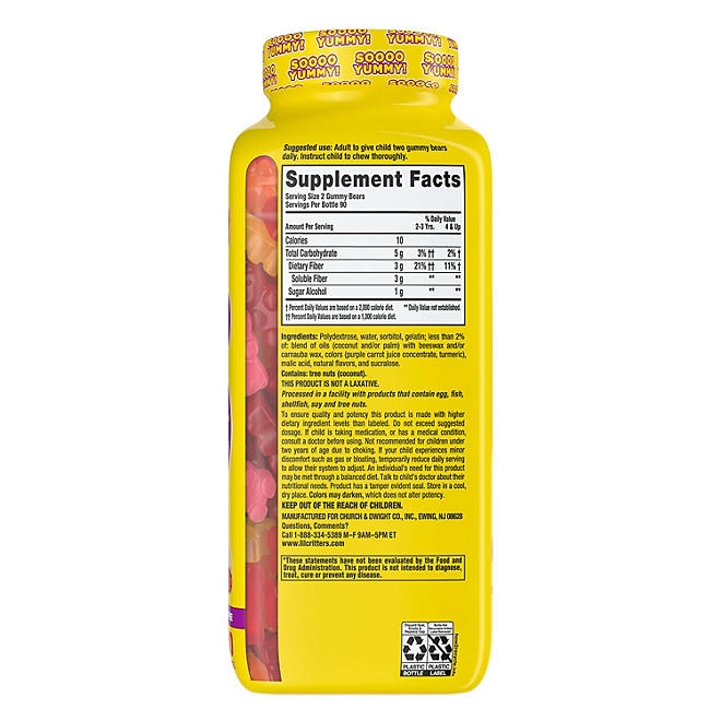 L'il Critters Fiber Gummy Bears 180 ct. - Image 5