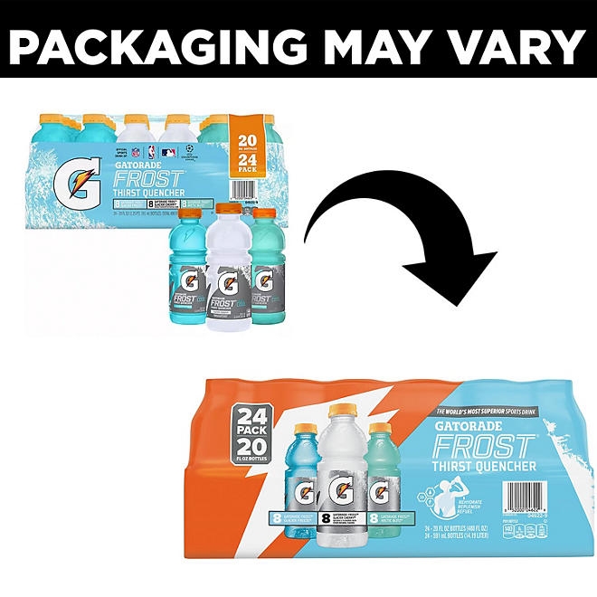 Gatorade Frost Thirst Quencher, Variety Pack 20 fl. oz., 24 pk. - Image 8