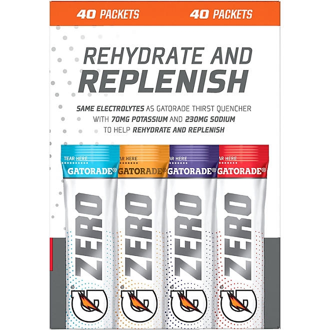 Gatorade G Zero Powder Variety Pack 40 pk. - Image 5