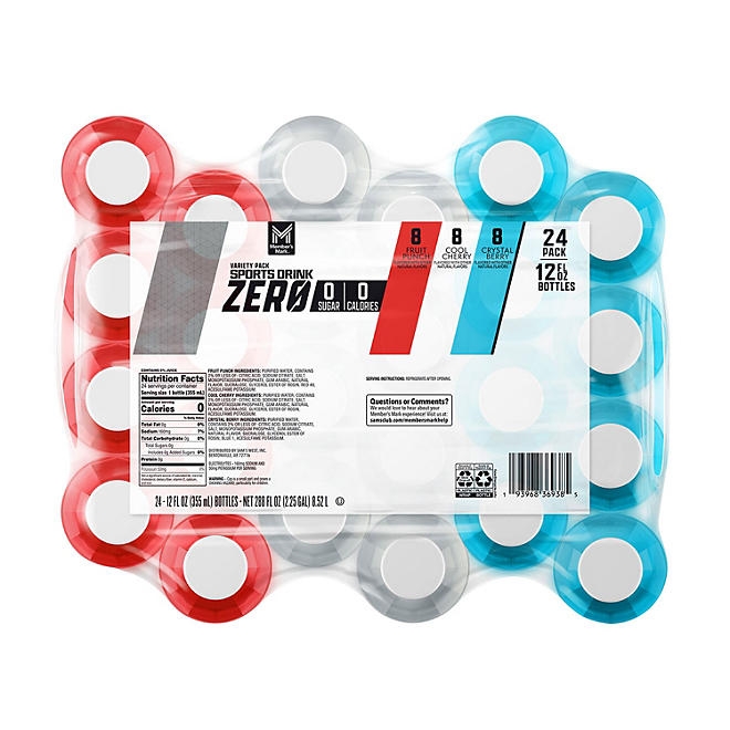 Member's Mark Sports Drink Zero 12 fl. oz., 24 pk. - Image 3