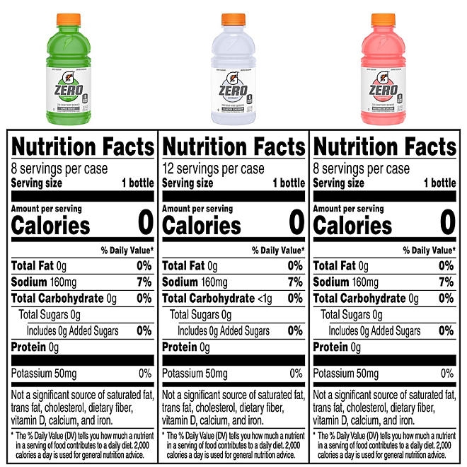 Gatorade G Zero Splash Variety Pack 12 fl. oz., 28 pk. - Image 3