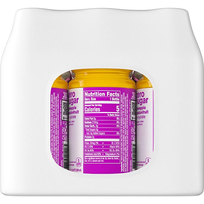 Glaceau Vitaminwater Zero Variety Pack Nutrient Enhanced Water 16.9 fl. oz., 18 pk. - Image 9