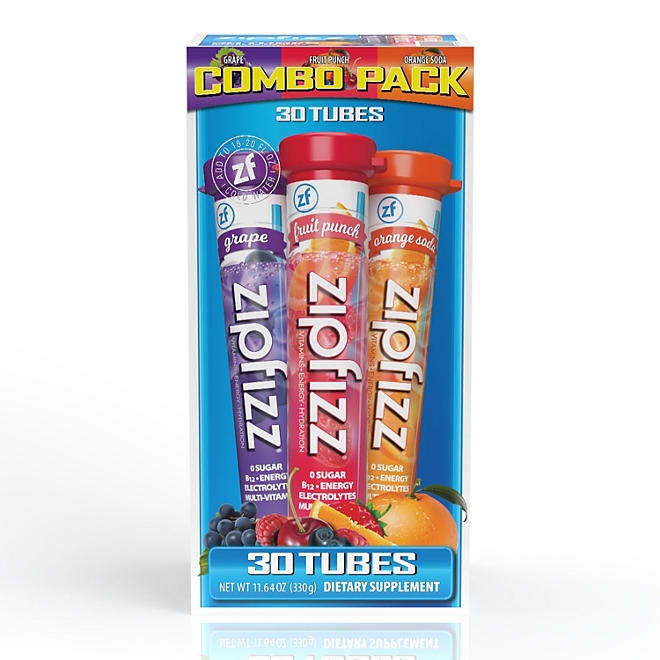 Zipfizz Energy Multi-Vitamin Hydration Drink Mix, Combo Pack, 30 ct. - Image 2
