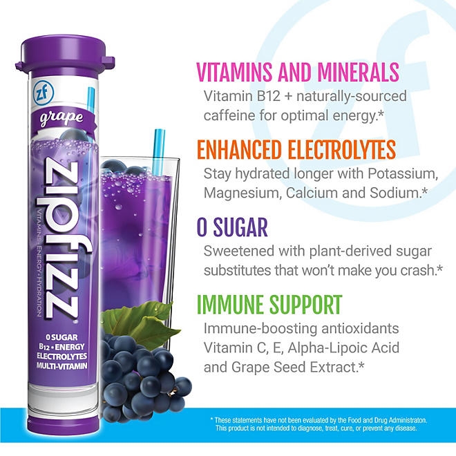 Zipfizz Energy Multi-Vitamin Hydration Drink Mix, Combo Pack, 30 ct. - Image 5