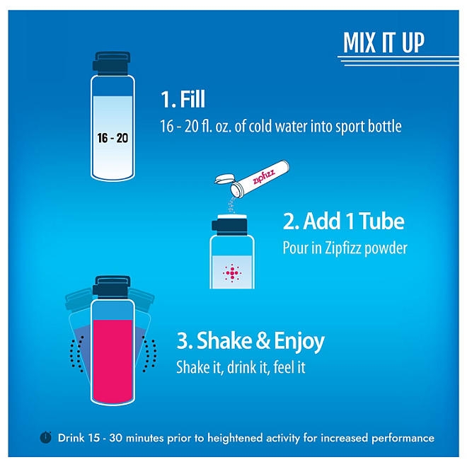 Zipfizz Energy Multi-Vitamin Hydration Drink Mix, Combo Pack, 30 ct. - Image 7