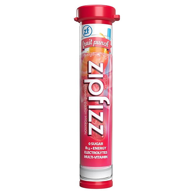 Zipfizz Energy Multi-Vitamin Hydration Drink Mix, Fruit Punch, 20 ct. - Image 4