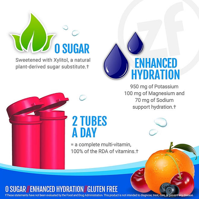 Zipfizz Energy Multi-Vitamin Hydration Drink Mix, Fruit Punch, 20 ct. - Image 8