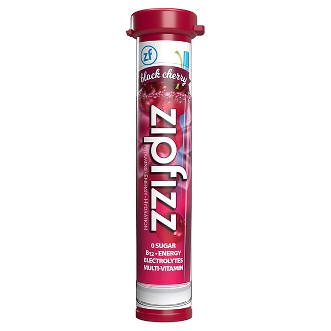 Zipfizz Energy Multi-Vitamin Hydration Drink Mix, Black Cherry, 20 ct. - Image 4