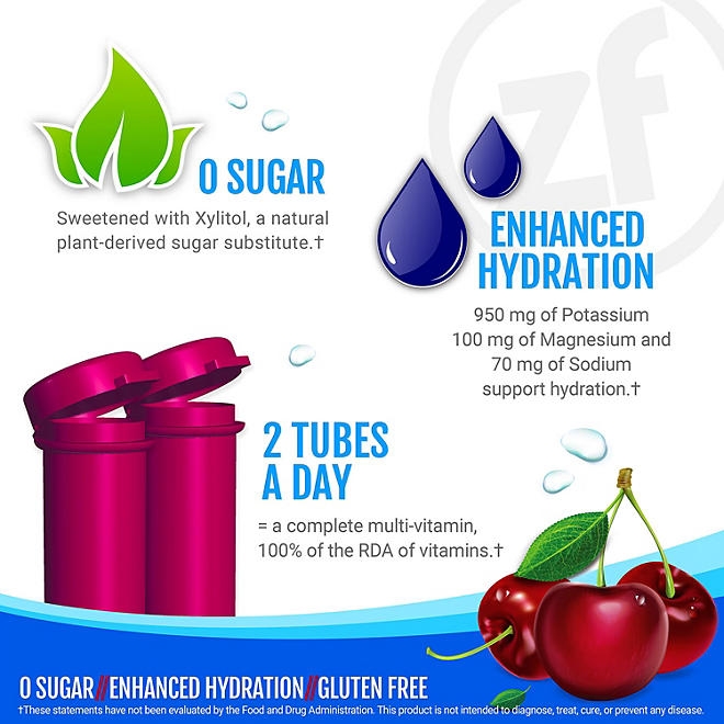 Zipfizz Energy Multi-Vitamin Hydration Drink Mix, Black Cherry, 20 ct. - Image 8