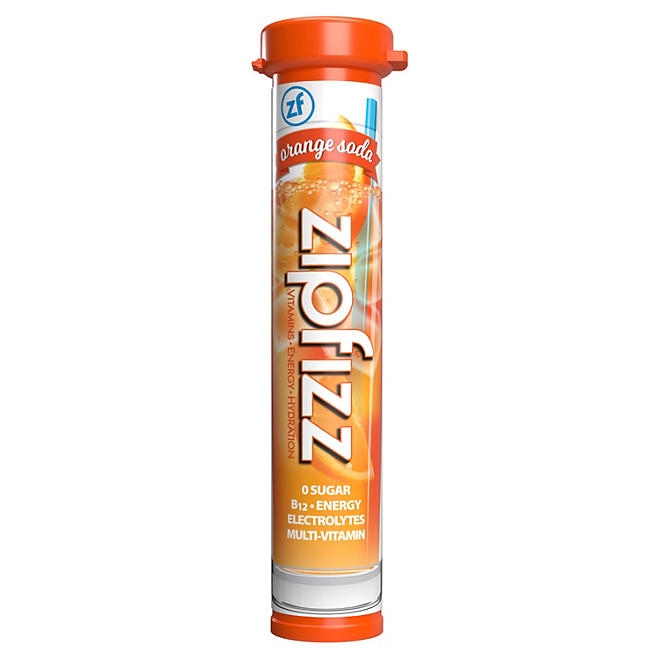 Zipfizz Energy Multi-Vitamin Hydration Drink Mix, Orange Soda, 20 ct. - Image 4