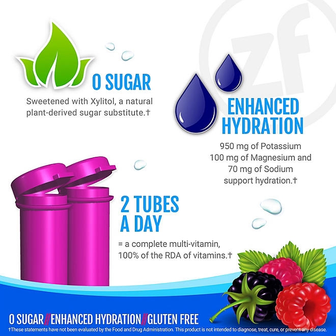 Zipfizz Energy Multi-Vitamin Hydration Drink Mix, Berry, 20 ct. - Image 8