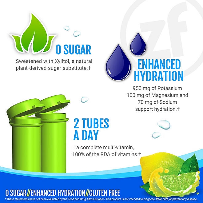 Zipfizz Energy Multi-Vitamin Hydration Drink Mix, Limon, 20 ct. - Image 8