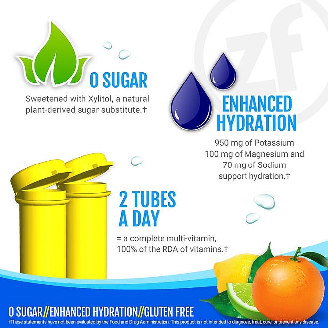 Zipfizz Energy Multi-Vitamin Hydration Drink Mix, Citrus, 20 ct. - Image 8