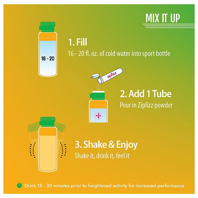 Zipfizz Energy Multi-Vitamin Hydration Drink Mix, Lemon Iced Tea, 20 ct. - Image 7