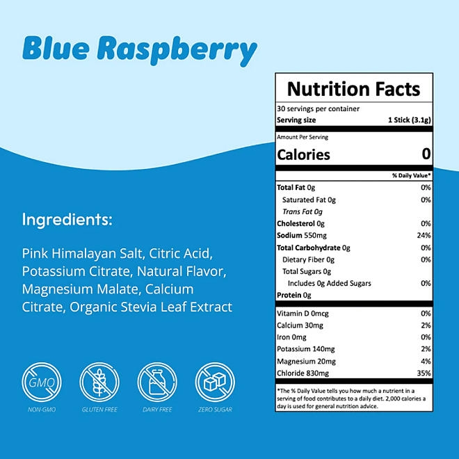 Waterboy Sugar Free Daily Hydration Electrolyte Drink Mix Variety Pack, 30 ct. - Image 5