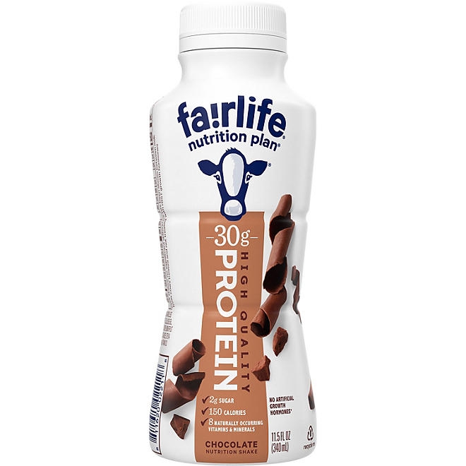 Fairlife Nutrition Plan 30g Protein Shake, Chocolate, 11.5 fl. oz., 12 pk. - Image 4