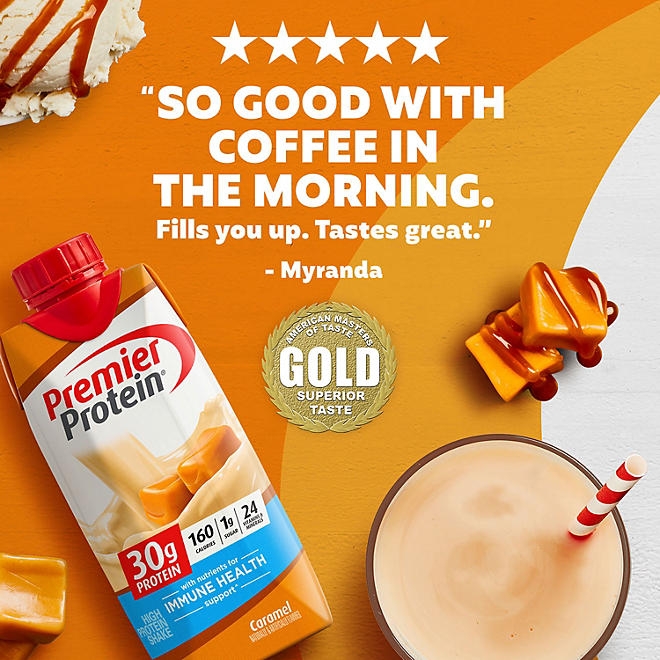 Premier Protein 30g High Protein Shake, Caramel 11 fl. oz., 15 pk. - Image 5